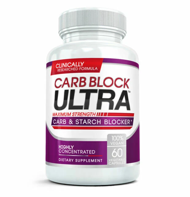 Carb Block Ultra Best Safe Diet Pill - 60 Count