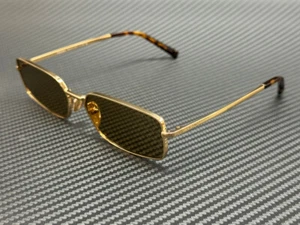 PRADA PR A60S 5AK70G Gold Green Olive Women's 59 mm Sunglasses - Picture 1 of 5