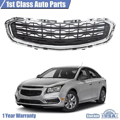 Front Lower Black W/ Chrome Trim Grille For 2015 2016 Chevrolet Cruze GM1200728 Foto 1 de 4