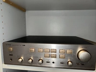 LUXMAN C-383 STEREO VORVERSTÄRKER PHONO MM MC PRE AMPLIFIER Champagner - Bild 1 von 4