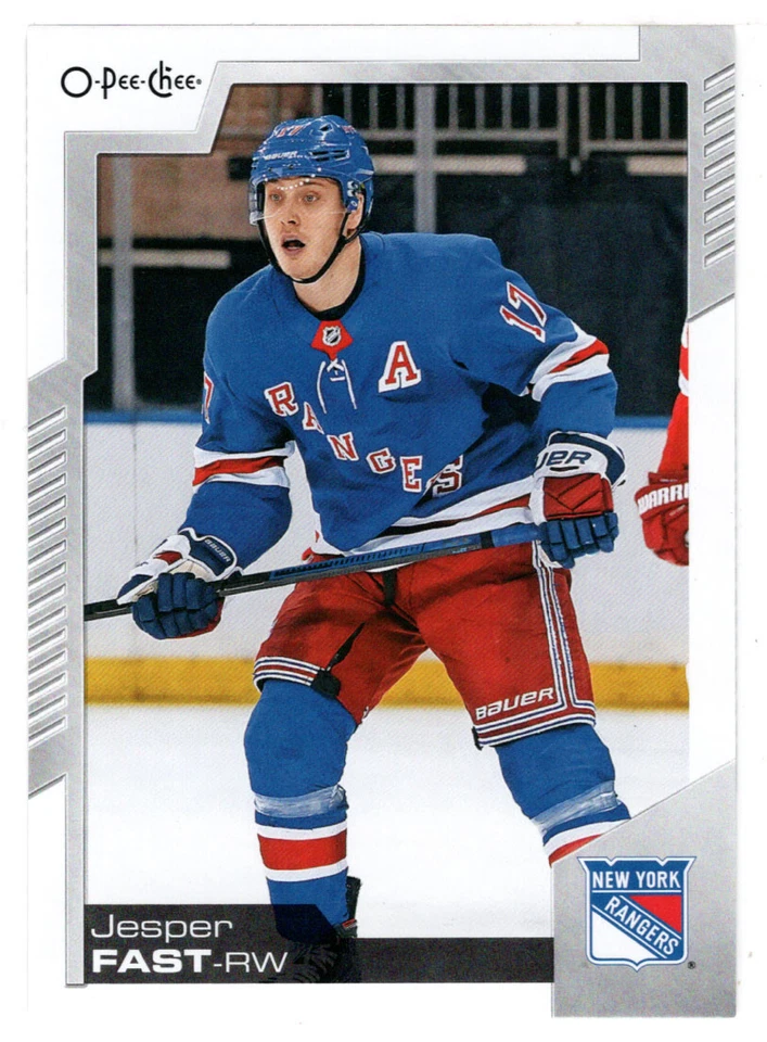 Jesper Fast - New York Rangers - (Hockey Card) 2020-21 O-Pee-Chee # 115 MT - Image 1 of 1