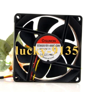 1pc SUNON EE80251B1-000C-G99 8025 8CM 12V 1.7W 3-wire Cooling Fan - Picture 1 of 3