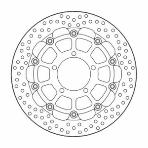 Triumph DAYTONA 675 2013-2015 Moto Masters Halo Racing Front Brake Disc - Picture 1 of 5