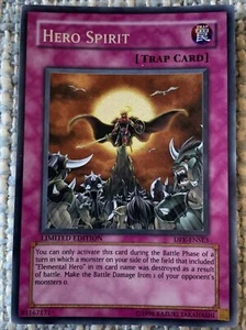 Yugioh HERO SPIRIT Secret Rare DPK-ENSE3 Limited Edition NM - Picture 1 of 2