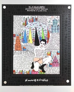 Howard Finster "TO THE OLEMPICS" Bring World Together 1996 SIGNED (SKU A04-A13) - Picture 1 of 6