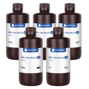 5KG/10KG ANYCUBIC Water-Washable UV Resin ABS-Like V2 Resin für 3D Drucker - Bild 1 von 13