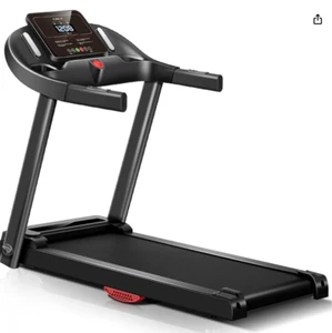 Folding Treadmill with Pulse Sensor, 2.5 HP Quiet Brushless Treadmills - Picture 1 of 7