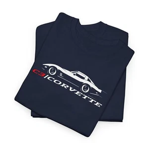 C3 Corvette Vette - Muscle Car T-Shirt USA Car Guy Gift – Sizes S-5XL - Picture 1 of 12