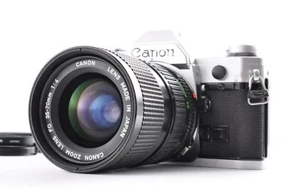 Canon AE-1 Silver / Lens New FD 35-70mm f/3.5-4.5 Excellent+++ SLR Y1203 - Image 1 of 4