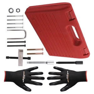 Juego removedor de compresor extractor de placa de bloqueo de volante de 14 piezas para camión ligero SUV - Imagen 1 de 12