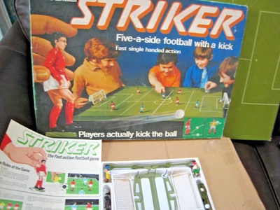 PARKER Striker FIVE-A-SIDE FOOTBALL game 1970s SET - Fully restored #A1 - Image 1 of 4