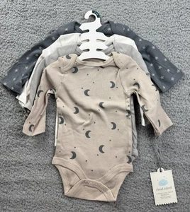 Cloud Island Baby Size 3-6 Months Long Sleeve Bodysuit 4pc Set - Picture 1 of 7