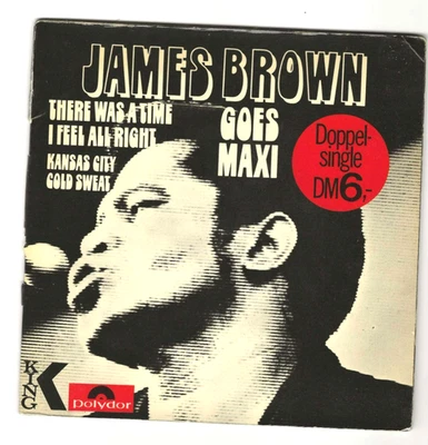 ДЖЕЙМС КОРИЧНЕВЫЙ - Polydor (Ger.) EP - There Was A Time/Cold Sweat + 2 - Изображение 1 из 4