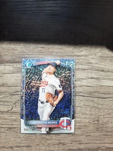 2025 Bowman - Chrome Prospects Andrew Morris #BCP-90 Speckle Refractor /299 (RC) - Picture 1 of 2
