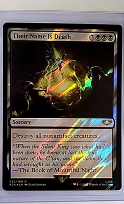 MTG Magic The Gathering 40K Warhammer 40K Surge Foil #62 Their Name is Death - Image 1 of 2