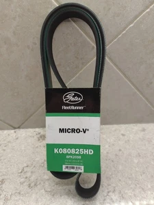Serpentine Belt-Fleetrunner Heavy Duty Micro-V Belt Gates K080825HD - Imagen 1 de 2