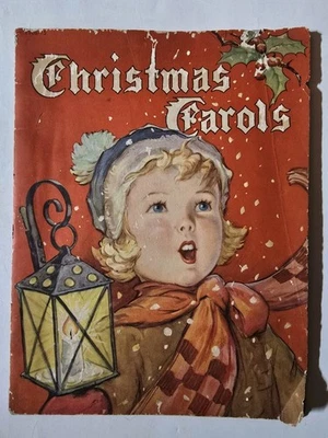 Villancicos de Navidad 1952 de colección ilustrados a todo color publicación Karl Schulte Whitman Foto 1 de 4