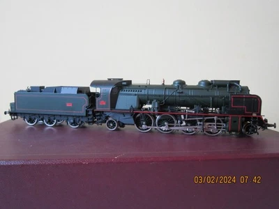 FULGUREX HO 2030 Loc Vapeur 141 F 282 Sncf Vert ex PLM Brass Laiton Lemaco - Photo 1/4