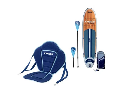 Kings Plus Inflatable Stand Up Paddle Board 10'6" + Padded Seat - image 1 of 4