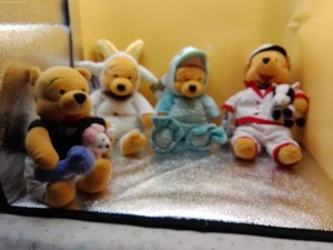 Winnie Pooh Disney Store Set 4 Plüschkostüm Milchmann Hund Groomer Fische Schafe - Bild 1 von 10