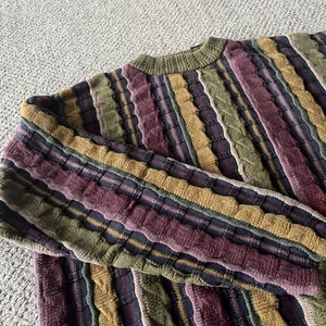 Vintage Men’s Structure COOGI Style Pullover Textured Sweater. L. Cosby, Grandpa - Picture 1 of 6