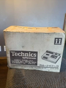 Vintage TECHNICS by Panasonic 1976 Cassette Deck RECORDER RS-263US DOLBY SYSTEM - Bild 1 von 24