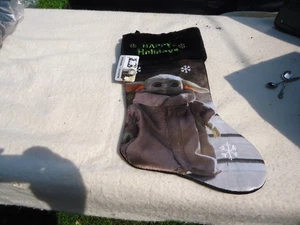 Star Wars Baby Yoda Happy Holidays Christmas Stocking, Multicolors 18" - Picture 1 of 2