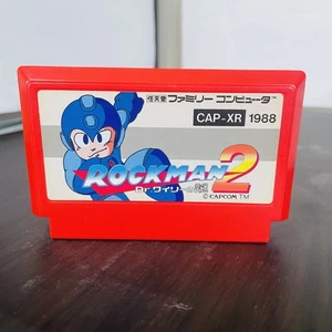 Rockman 2 Nintendo Famicom Capcom 1988 CAP-XR Mega Man Japanese Version Action - Picture 1 of 24