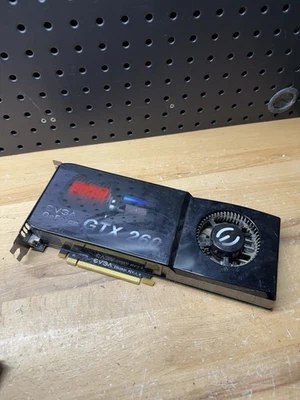 (Z) EVGA GeForce GTX260 896MB PCI-Express DVI Video Graphics Card EV10830 - Image 1 of 4
