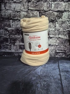 Sunbeam Elektrischer Fleece Beheizter Überwurf (50" X69") Brandneu. - Bild 1 von 4