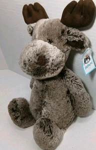 Juguete de peluche auténtico retirado mediano Jellycat Bashful Marty Moose nuevo con etiquetas - Imagen 1 de 5