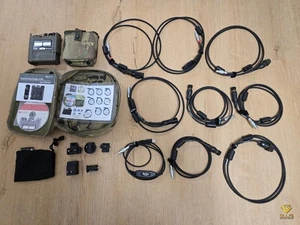 NATO Tactical Voice Bridge Full Set 8x Adapter Cable Headset Funk Radio US Army - Picture 1 of 21