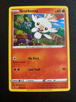 Scorbunny SWSH071 SWSH: Sword & Shield Promo Cards Holo - Image 1 of 2