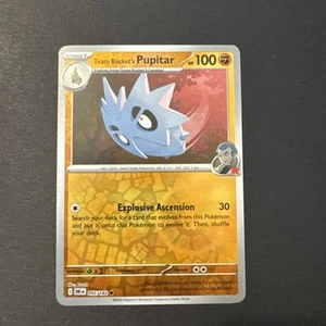 Pokemon TCG: Destined Rivals - Team Rocket's Pupitar - 095/182 (Reverse Holo) - Picture 1 of 2
