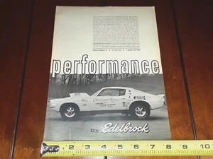1970 CAMARO GRUMPY'S TOY  EDELBROCK ORIGINAL AD - Picture 1 of 16
