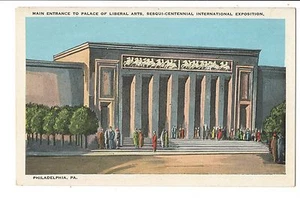 Vintage Postkarte Philadelphia PA Liberal Arts Sesqui Centennial Exposition 1926 - Bild 1 von 4