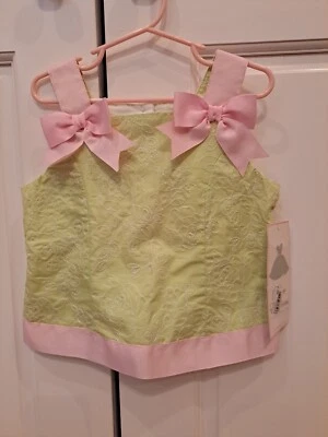 Conjunto de flores lazos para niñas de ediciones raras nuevo sin etiquetas talla 6 verano primavera Foto 1 de 4