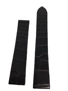 Cartier Alligator matt dunkelbraune Riemen - KD1L1H95 - Bild 1 von 12