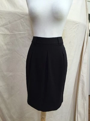 Falda lápiz Martin + Osa negra elástica tejida viscosa talla 2 Foto 1 de 4