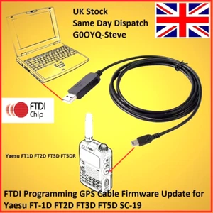 Actualización de firmware del cable GPS de programación FTDI para Yaesu FT-1D FT2D FT3D FT5D SC-19 - Imagen 1 de 4
