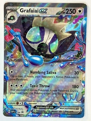 Grafaiai ex NM SVP100 Scarlet & Violet Black Star Promo Pokemon TCG - Image 1 of 2