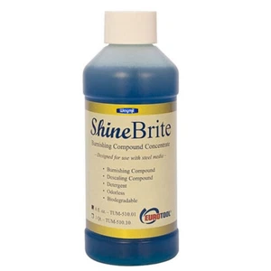 Shinebrite composto brunito 8 oz tumbling per gioielli in acciaio media - Foto 1 di 3