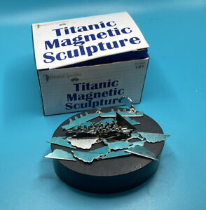Titanic Ship iceberg Magnetic Sculpture Office Desk desktop Executive Art