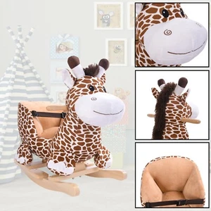 Plüsch Giraffe Schaukeltier Babyschaukel Spielzeug Kinderschaukel - Bild 1 von 6