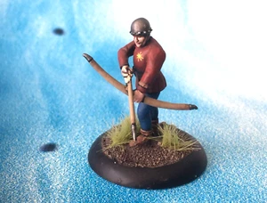Miniatura Dungeons & Dragons Premium pintada a mano y basada en Militia Archer s748 - Imagen 1 de 5