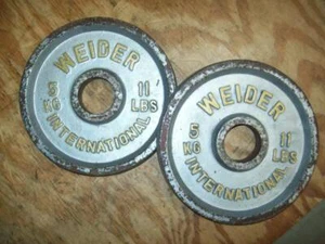 WEIDER BARBELL OLYMPIC 11s crossfit BODYBUILDING fitness GYM exercise York IRON  - Picture 1 of 2