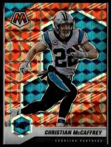 2021 Panini Mosaic #36 Christian McCaffrey Prizm Reactive Orange - Picture 1 of 2