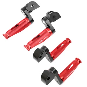 Red MFP Rear Rider Foot Pegs 1 inch Extender For GSF 650 S Bandit 07-14 15 16 - Picture 1 of 6