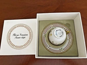 Royal Copenhagen FLORA DANICA Tasse & Untertasse 1. Qualität NEUWERTIG mit OVP - Bild 1 von 11