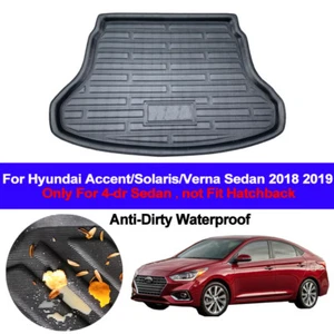 Rear Boot Cargo Liner Trunk Mat Tray For Hyundai Accent Verna Solaris 2018 2019 - Bild 1 von 7